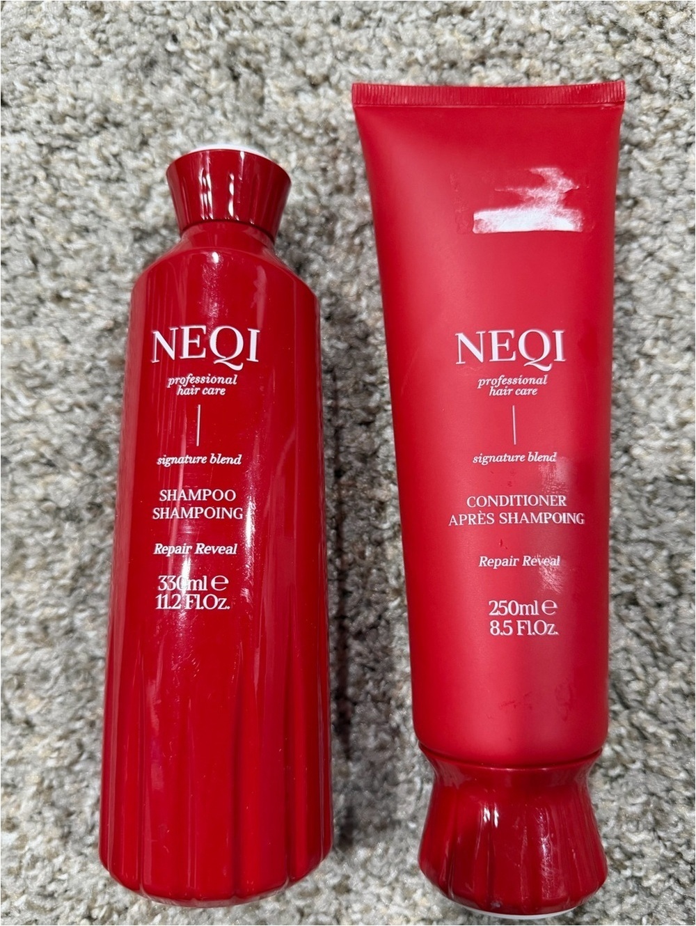 `NEQI Professional Hair Care Signature Blend Repair Reveal Shampoo & Conditioner